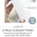 Reilly Originals 6x8 Inch Sensitive Plumbing Flush Only Toilet Paper, Not Hopes & Dreams Designer Bathroom Sign ~ Ready to Hang ~ Premium Finish, Durable (1)