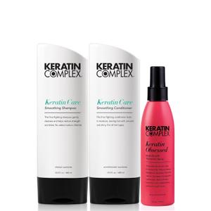 Keratin Complex Retail Kit with Shampoo, Conditioner, and Keratin Obsessed 5oz