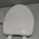 Little2Big Toilet Seat with Built-In Toddler Potty Training Seat, Slow Close, Easy to Install, Made in USA, ELONGATED, White