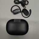 Helix True Wireless Air Open-Ear Earbuds wit LCD Display Charging Case, Black