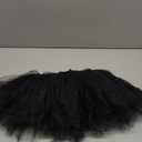 Phantomon Tutu Skirt Women's Teens Elastic 5 Layered Tulle Skirts Ultra Fluffy
