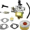 PW3200 Carburetor Compatible with Husqvarna PW3200 CR950 208CC 3200PSI 2.5GPM, Pressure Washer Carb Kit with Spark Gasket Oil Filter Kit