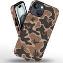 Camo Phone Case,Cool Camouflage Design Hybrid 2-Layer Protective Case for iPhone 12 Pro Max,Duck Camo