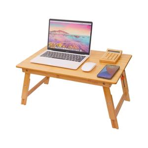 Lap Desk for Bed, COIWAI Bed Desk Bed Table Tary, Low Desk Table, Folding Floor Table, Adjustable Height, Portable Foldable Picnic Desk, Serving Breakfast Coffee in Bed Couch Floor .Bamboo