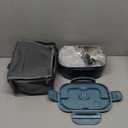 Pawtong Electric Bento Box, 1.5L Portable Lunch Container with Heating Function, Perfect for Work, Car, and Home - Blue