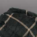 Sunbeam Oversized Microplush & Sherpa Heated Throw - Green Plaid 60x70