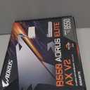 GIGABYTE B550 AORUS Elite AX V2 AMD AM4 ATX Motherboard, Supports Ryzen 5000/4000/3000 Processors, DDR4, 12+2 Power Phase, 2X M.2, PCIe 4.0, Front USB-C, WIFI6, 2.5 GbE LAN, Q-Flash Plus, RGB Fusion