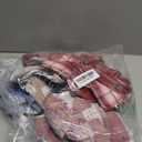 4 Pcs Cute Plaid Dog Dress Set with Bow Tie Harness & Leash for Small Dogs, Puppy Clothes for Girls Outfits(L,Dark Color)