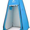 Oileus Pop Up Privacy Tent - Portable Shower Tent, Beach Changing Room, Camp Toilet, Instant Privacy Shelter - Camping, Beach, Hiking, Fishing (Blue)