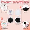 Meanplan 12 Pcs Volunteer Appreciation Gifts Bulk Thank You Folding Hairbrushes with Mirror for Women Volunteer Month Appreciation Week Employee Staff Team Party Gift Supplies