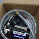 Acquaer Portable Electric Utility Water Transfer Pump 115V 1/10 HP with Suction Hose Kit, Low Suction Water Removal for Water Beds, Pools, Rain Barrel, Aquariums