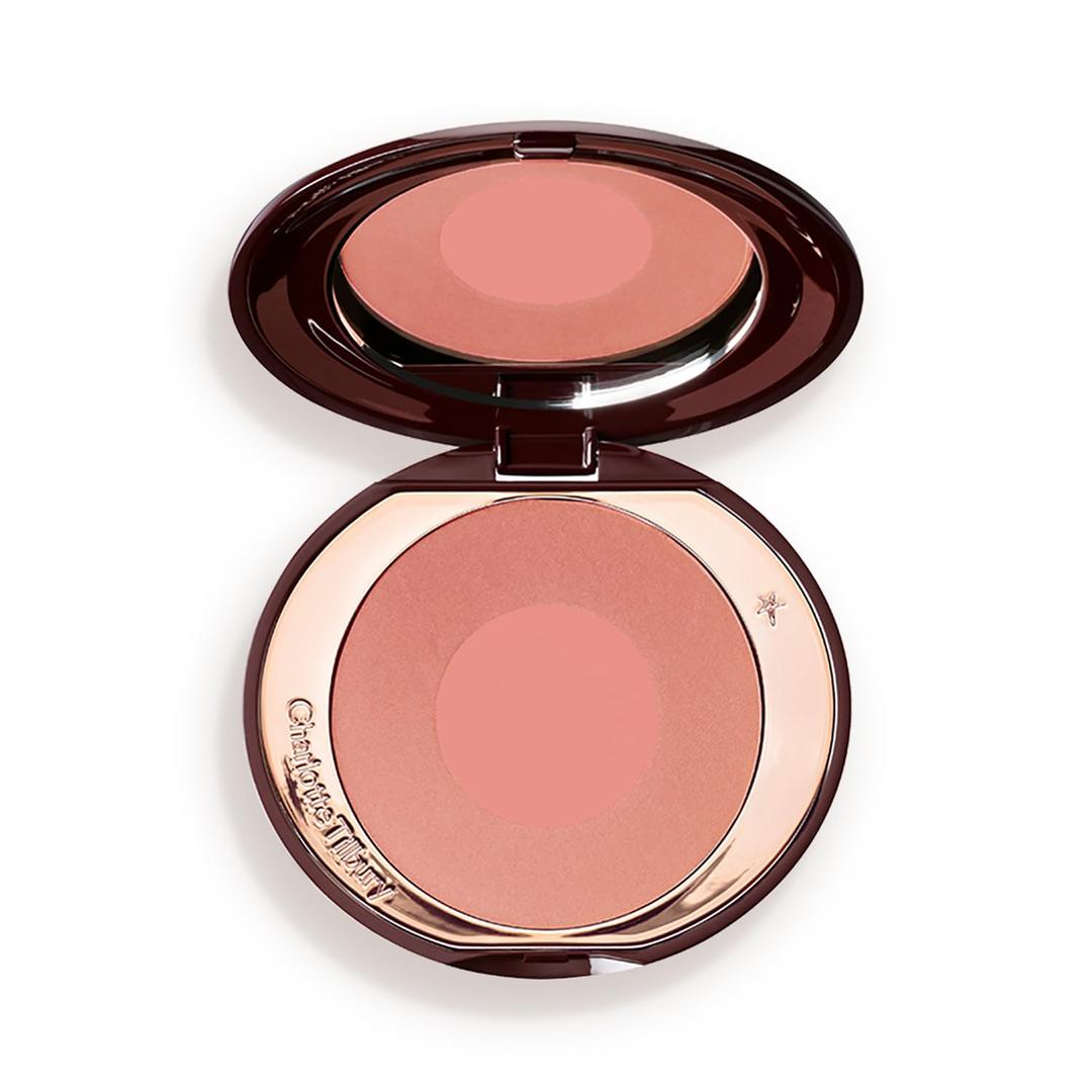 Charlotte Tilbury Cheek to Chic Powder Blush - Two-Tone Cheek Makeup with a Radiant, Luminous Finish - Buildable Color that Smooths, Buffs & Blends for a Light Reflecting Glow