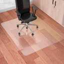 Office Chair Mat for Hardwood Floors, Easy Glide Floor Mat for Office Chair, Clear Desk Chair Mat for Rolling Chairs 60" x 46"