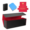 Nomocard 2 in 1 Card Deck Box for Trading Cards, Unfolded MTG Commander Card Can be Used as a Playmat, Leather Magnetic Storage Box Holds 800+ Single Sleeved Cards, Fits for TCG CCG Magic, 2 Pack