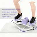 Rock Stepper, Side to Side Rocker Machine, Steppers for Exercise at Home, U-Shaped Rock Stepper Machine with Digital Display & Resistance Bands250 LBS Loading Capacity Exercise Equipment