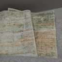 Area Rug 9x12 Washable Rugs: Abstract Large Living Room Rugs with Non-Slip Backing, Thin Carpet for Dining Room Table Bedroom Nursery Indoor Home Office