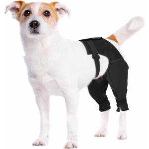 Dog Rear Leg Sleeve to Stop Licking, Breathable Anti-Slip Recovery Sleeve Pants for Wound Protection After ACL/TPLO Surgery, Hot Spots, Lick Granulomas Cone Alternative for Leg Healing, XS