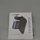 ANJANK Wireless Charging Station,5 in 1 Multiple Charger Stand with Alarm Clock,7 Night Light,Mag-Safe Charging Dock for iPhone 17 16 15 14 13 12 Pro Max Plus,Apple Watch 11/10/9/8,for Airpods,Bedroom (Black)