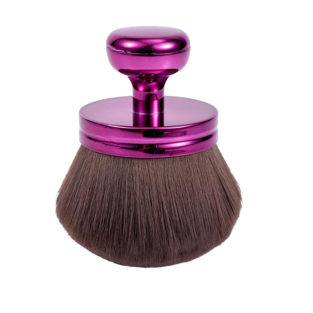 2 x Extra Large Self Tanning Brush, Wide Head Body Makeup blending Brush Oval Self Tan Back Applicator Sunscreen Applicator for Sunscreen Foundation Back Leg Arm Face Body (Purple)
