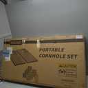 Cornhole Board Set Cornhole Games for Adults Portable Choose Regulation or Tailgate Size