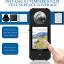 Camera Protective Accessories Kit for Insta 360 X3 Include Silicone Protective Cover/Screen Protectors/Camera Case(with Buckle)/Front Behind Lens Guard