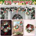 4 Pcs 3D Sea Turtle in Santa Hat Christmas Ornament 4.7 Inch Handmade Felt Turtle Decor for Beach Ocean Coastal Theme Xmas Tree Hanging Decorations for Stocking Stuffers & Ocean Lovers