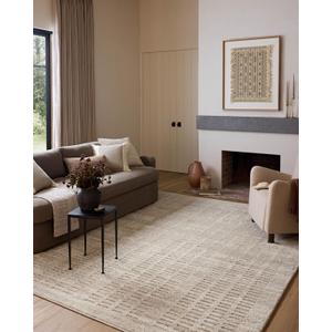 Loloi Amber Lewis Monty Collection MOT-03 Ivory/Beige 5'-3" x 7'-6", .50" Pile Height, Accent Rug