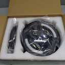 7 inch LED Round Motorcycle Headlight DOT Approved with Housing Bucket Turning Signals DRL Mount Bracket Projector Hi/Low Beam 7" Headlight for H-arley Davidson dyna Honda Suzuki Yamaha