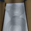 Anmire Clear Seeded Glass Globe Lamp Shades Replacement Lampshade Cover with 1-5/8-inch for Wall Sconce Pendant Lighting G0091