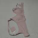 Easybunny Bras for Women No Underwire Wireless Bras with Support & Lift Seamless Scalloped Full Coverage Tshirt Bra (Pink, Large)
