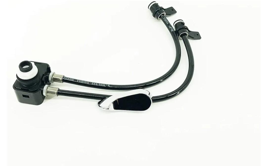 EcoFlush B8106-06L /BS004 Flush Control Valve W/Tubes Including Left Handle - Replacement for Single Flush Models B8104 & B8106