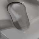 KOHLER K4732-RL-0 Transitions Elongated Toilet Seat Closed-Front with Integrated Child-Size Seat, Quiet-Close, and Grip-Tight Bumpers, White, Ready Latch 
