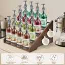 Coffee Syrup Organizer,16 Bottles Coffee Syrup Rack,4 Tier Syrup Stand for Kitchen Countertop,Coffee Station Organizer Coffee Syrup Holder for Syrup,Wine,Liquor