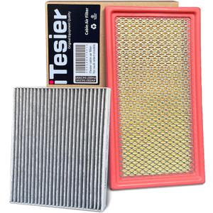 Cabin Engine Air Filter Kit for Explorer 2.3L (2020-2024), Explorer 3.0L (2020-2026), Aviator 3.0L (2020-2026), Replaces Fp89, FA-1884; (NOT FOR 3.3L)