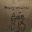 Baby Walker with Wheels - Foldable Baby Walker,4-in-1 Baby Walkers for Boys and Girls 6-12 Months, Infant Walker with Adjustable Height, Baby Activity Walker with Toys, Music, Lights, Anti-Rollover