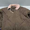 Dokotoo Women's Winter Casual Quilted Jackets Long Sleeve Button Down Puffer Jacket Padded Outerwear Coats XL Coffee