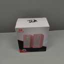 Redragon GS520 RGB Desktop Speakers, 2.0 Channel PC Computer Stereo Speaker with 6 Colorful LED Modes, Enhanced Sound and Easy-Access Volume Control, USB Powered w/ 3.5mm Cable, Pink