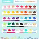 14000Pcs Pony Beads Kit, 40 Colors Rainbow Rave Kandi Beads for Bracelets with Neon Glow Beads Bulk for Hair Braiding DIY Friendship Jewelry Making Craft Kits (Shock Resistant Stackable Box, 9.2lb)