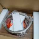 Elevated Dog Bowls for Large Dogs, Raised Dog Bowl Stand with Two X-Large Stainless Steel Bowls for Dogs, 3.5L Capacity, Rustic Walnut