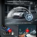 REDTIGER 4K STARVIS 2 Dash Cam Front and Rear, 5GHz WiFi 20MB/s Download, 128GB Card Included, Voice Control, Dash Camera for Cars with 3.18" Touch Screen, GPS, Loop Recording, Parking Mode(F7N Touch)