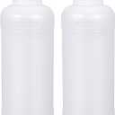 32oz/1000ml Plastic Food Grade Storage Bottles, Wide Mouth HDPE Chemical Reagent Sample Bottle Liquid Containers with Sealed Caps (Translucent, 2 Pcs)