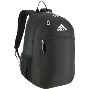 Striker Team Sports Backpack for soccer and more, workout bag for men and women (One Size, Black/White)