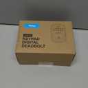 Veise KS02A Fingerprint Keyless Entry Door Lock, Auto Lock, Electronic Keypad Deadbolt for Front Door, Biometric, Anti-Peeping Password, Easy Install, Satin Nickel