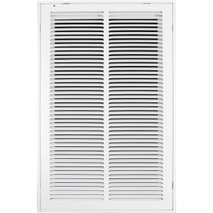 Howeall 14"W x 24"H [Duct Opening Size] Steel Return Air Filter Grille - Removable Face/Door for 1 inch Filters -HVAC Vent Cover Grill - White [Outer Dimensions: 16 5/8"W X 26 5/8"H]