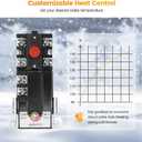 [New Upgrade] Briidea RV Electric Water Hybrid Heater Kits with Replaceable Anode Rod (Patent Pending), Electric Heat and Anode Protection, Compatible with Suburban and Atwood Water Heater (6 Gallon)