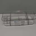 iDesign Clarity Cosmetic Organizer Tote for Vanity Cabinet to Hold Makeup, Beauty Products - Clear 14.5" x 7" x 5.75" (Large)