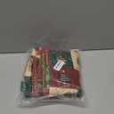 Horaldaily Christmas Tablecloth 60104 Inch Rectangular, Green Tree Snow Red Washable Table Cover for Party Picnic Dinner Decor