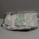 Chrainy 4Pcs Green Leaves Shower Curtain Set with Rugs Plants Floral Rustic Bathroom Decor Set Vintage Sage Bathroom Set with Shower Curtain and Rugs and Accessories 12 Hooks