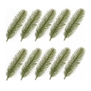 73 PCS Artificial Pine Branches, Artificial Greenery Pine Needle Garland Pine Picks, Christmas Green Plants Pine Needles Branches for DIY Garland Wreath Embellishing Decoration