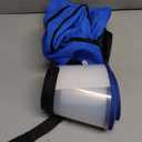 Supet Raised Inflatable Dog Cone Collar to Stop Licking, Soft Dog Cone Alternative After Surgery, Pet Neck Donut Collar for Small Medium Large Dogs (Solid Blue)